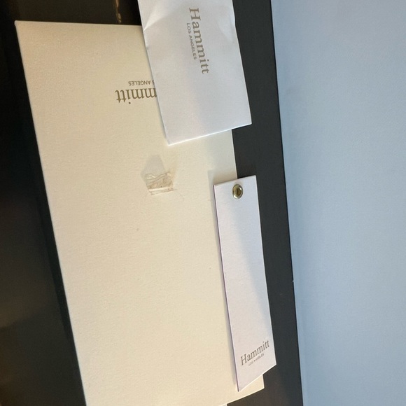 Hammitt Skylight Blue M Daniel Bag with Gold Hardware, matching pouch, & wallet - Picture 2 of 16